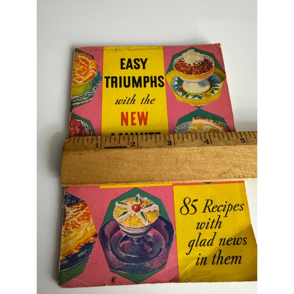 Vintage 1934 Easy Triumphs with the New Minute Tapioca Recipe Booklet 85 Recipes - Picture 11 of 12